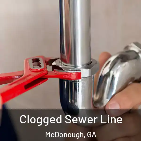  Clogged Sewer Line McDonough, GA
