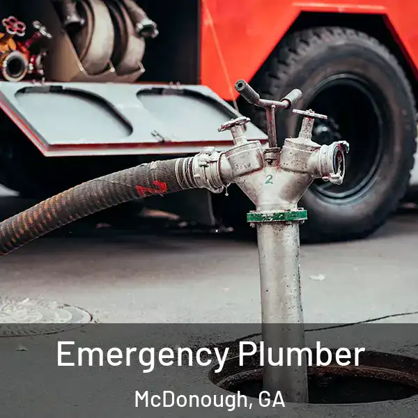 Emergency Plumber McDonough, GA