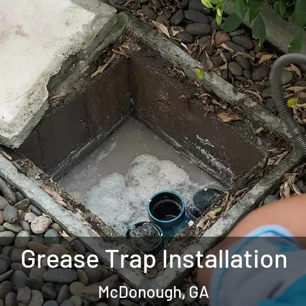  Grease Trap Installation McDonough, GA