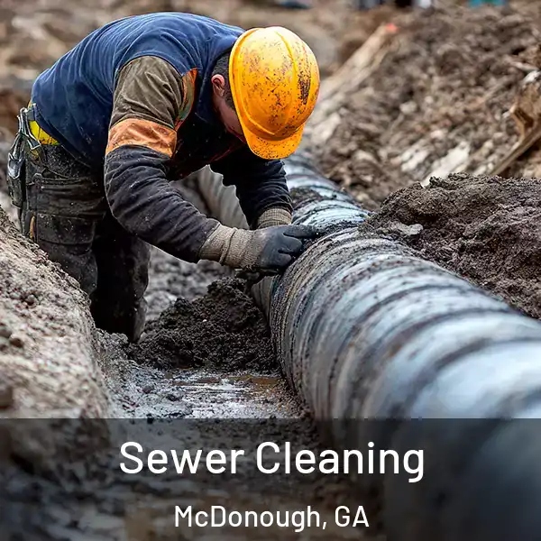  Sewer Cleaning McDonough, GA