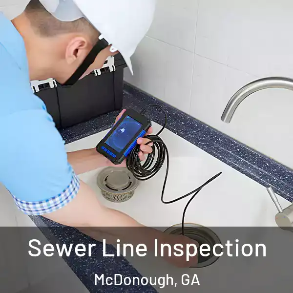  Sewer Line Inspection McDonough, GA