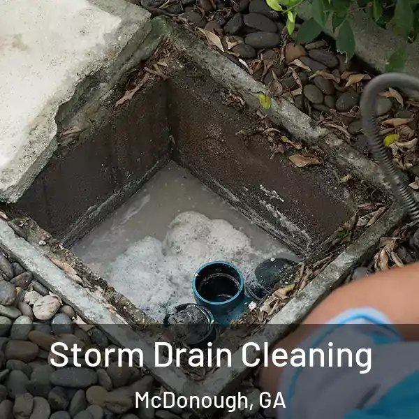  Storm Drain Cleaning McDonough, GA