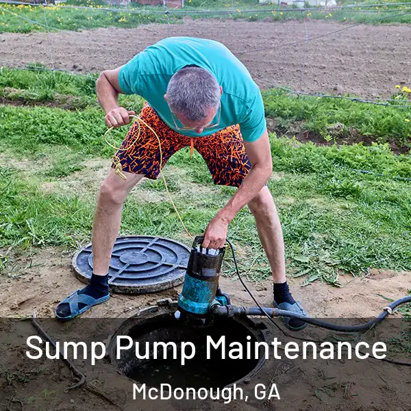  Sump Pump Maintenance McDonough, GA